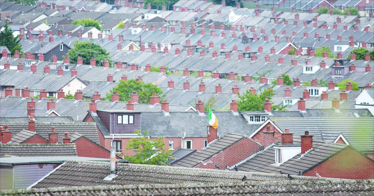 Ardoyne roof tops, Housing