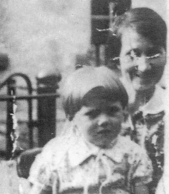 A young Bridie Millar with her mother Annie Mary